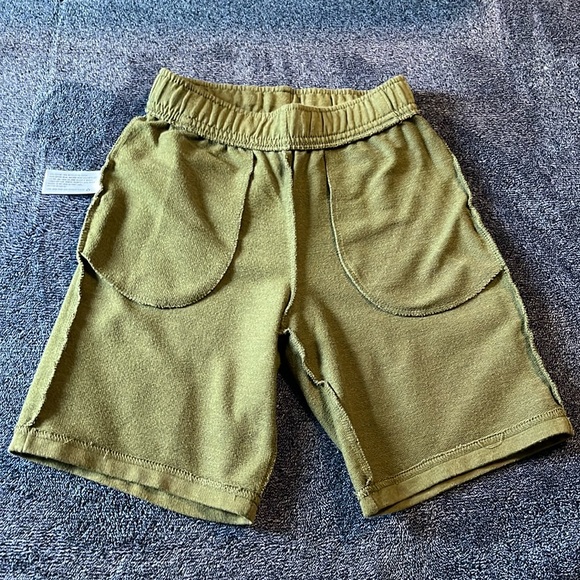 Camo Green Sweat Shorts - Picture 3 of 6